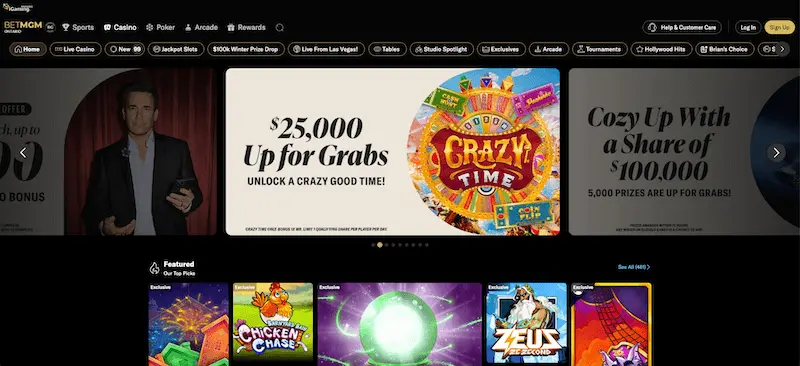 BetMGM Casino Ontario website