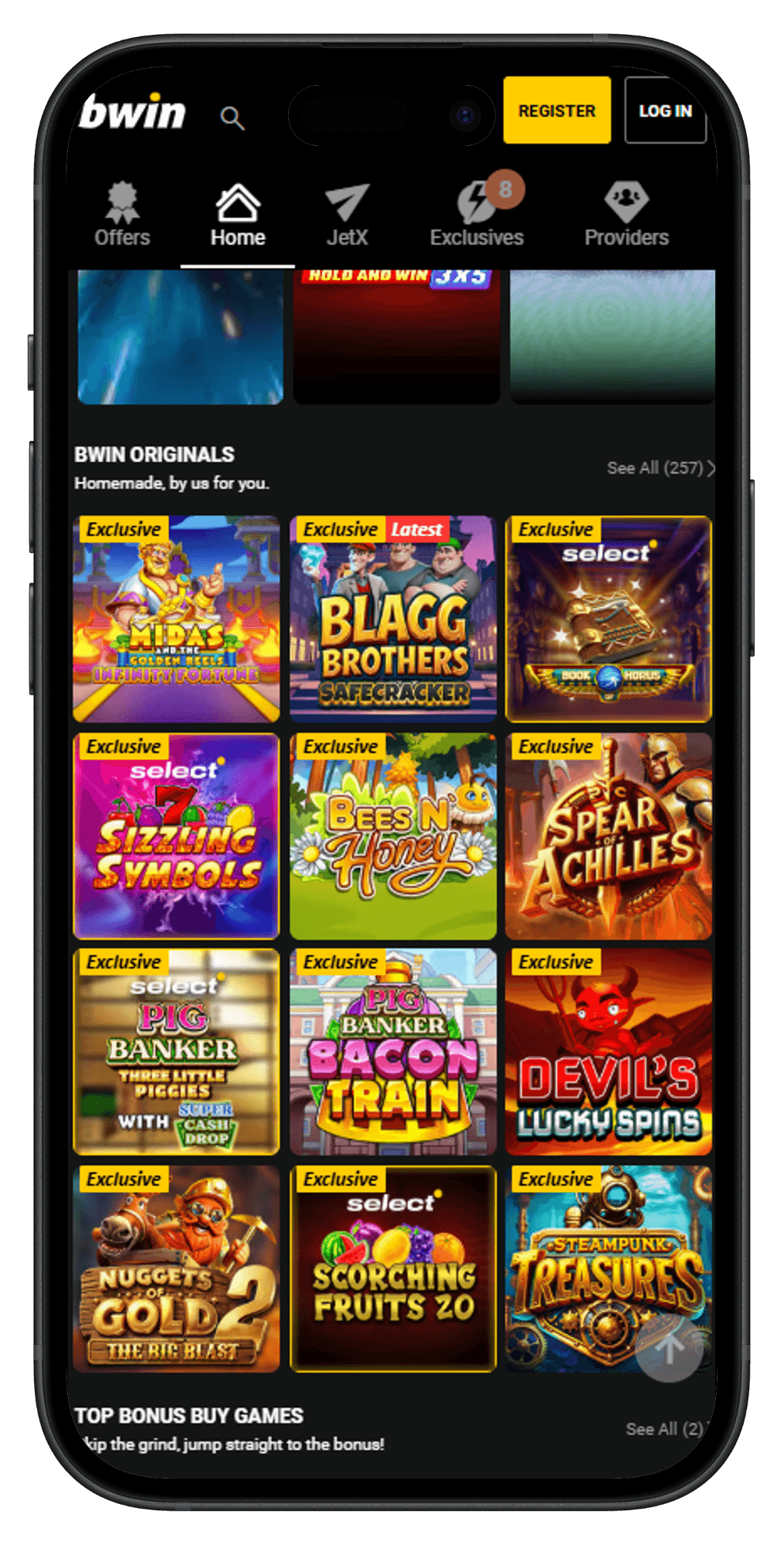 bwin casino orignal games