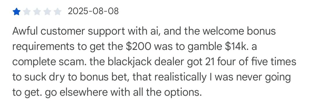 bwin google bad review