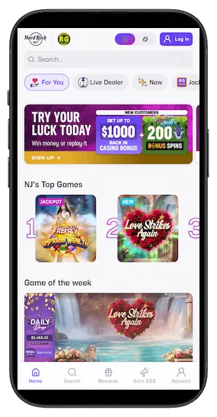 Hard Rock Bet Casino app