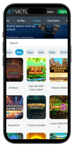 BetVictor Casino new Games