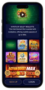 Spin Palace Casino games list