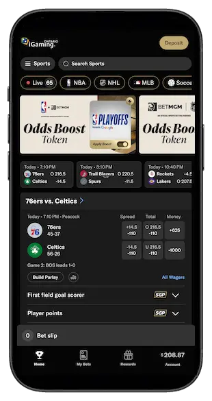 BetMGM Sportsbook Ontario app