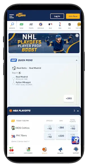 BetRivers Sportsbook app