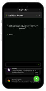 Draftkings live-chat