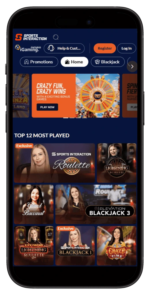 SIA Casino app